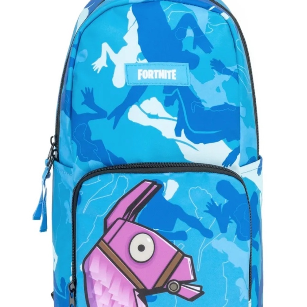 Fortnite Kids Blue Llama Graphic Backpack